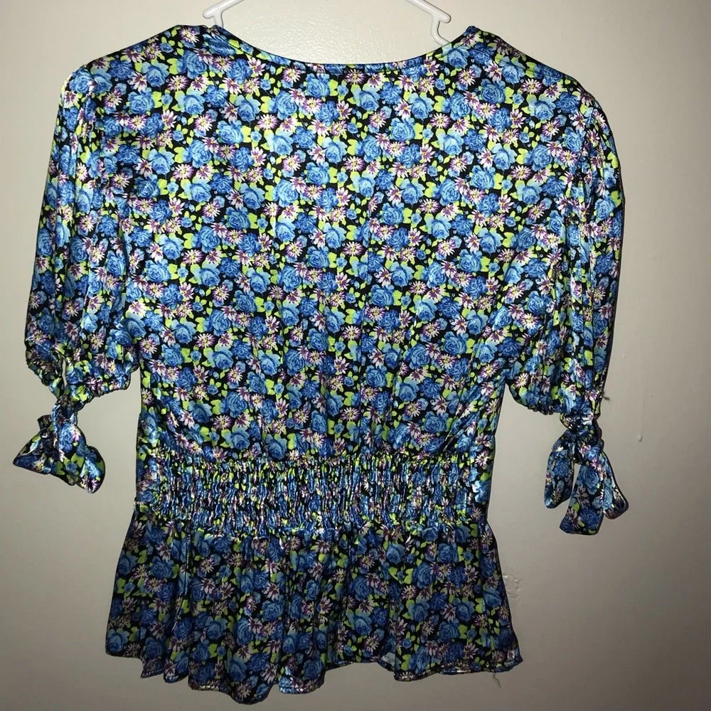 Topshop floral viscose blouse - Picture 2 of 8